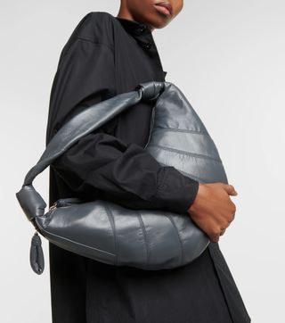Lemaire + Fortune Croissant leather shoulder bag