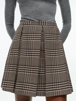 Arket + Pleated Mini Skirt
