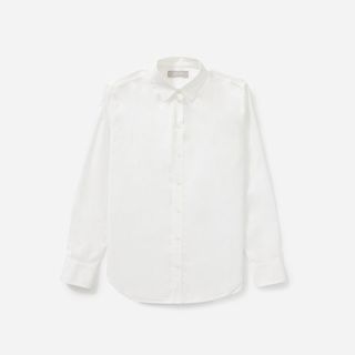 Everlane + The Silky Cotton Relaxed Shirt in Off-White