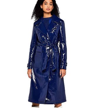 Find by Amazon + Patent Trench Coat