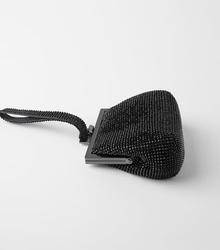 Zara + Mini Handbag With Bejewelled Clasp