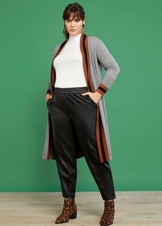 Eloquii + Faux-Leather Joggers
