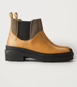 COS + Chunky Sole Leather Ankle Boots