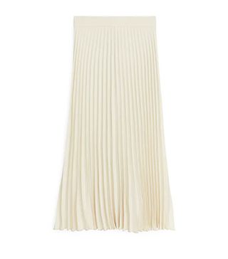 Arket + Pleated Crepe Skirt