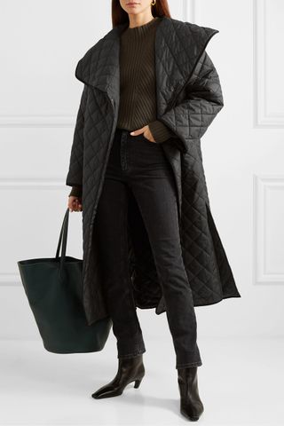 Totême + Annecy Oversized Quilted Shell Coat