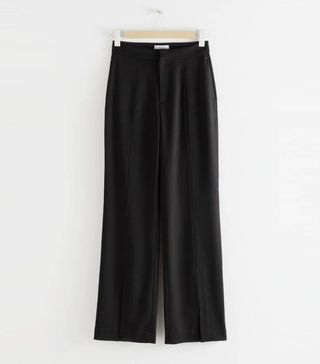 & Other Stories + Front Split Tailored Trousers