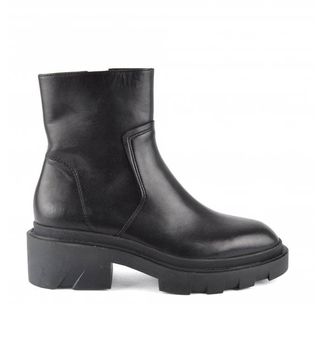 Ash + Muse Chunky Soled Boots Black Leather