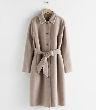 
Other Stories + Wool Blend Oversized Long Coat