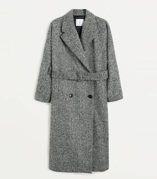 Mango + Textured Long Coat