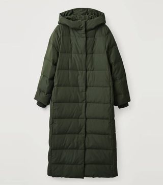 COS + Hooded Long Puffer Coat