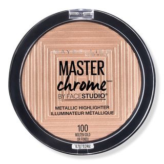 Maybelline + FaceStudio Master Chrome Metallic Highlighter in Molten Gold