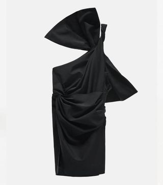 Zara + Mini Dress With Bow