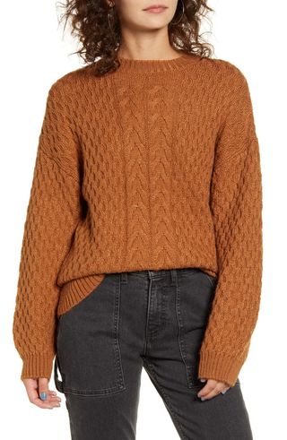 Cotton Emporium + Cable Knit Sweater