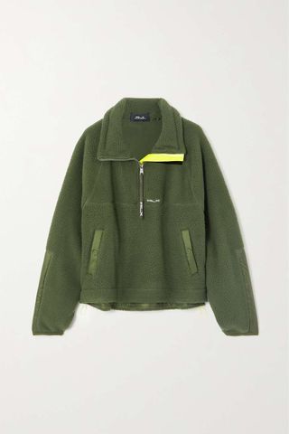 Polo Ralph Lauren + Rlx Ripstop-Trimmed Fleece Sweatshirt