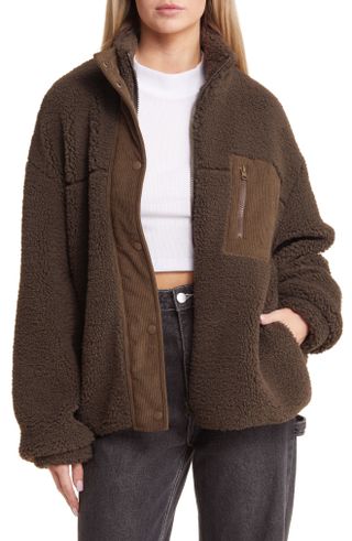 Thread & Supply + Oversize High Pile Fleece Jacket