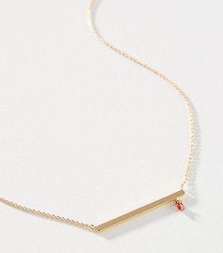 Anthropologie + Birthstone Bar Necklace