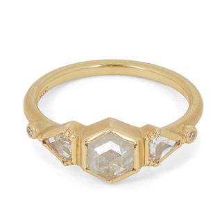 Brooke Gregson + Gold Triple Geo Diamond Ring