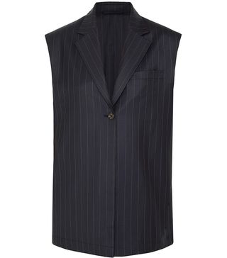 Wright Le Chapelain + Pinstriped Wool Vest