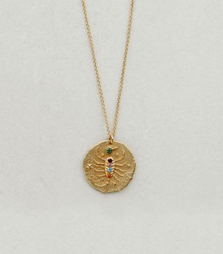 Maje + Scorpio Zodiac Sign Necklace