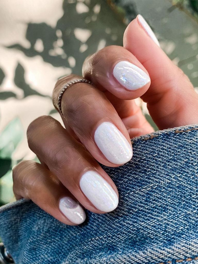 The 16 Best White and Silver Nails We've Seen on Instagram | Who What Wear