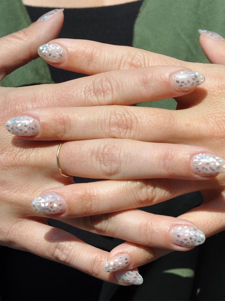 The 16 Best White and Silver Nails We've Seen on Instagram | Who What Wear