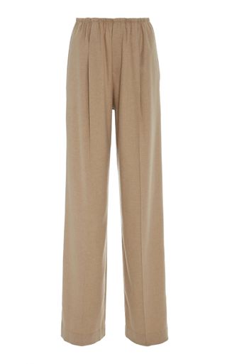Vince + Brushed-Twill Wide-Leg Pants