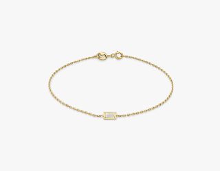VRAI + Baguette Diamond Bezel Bracelet