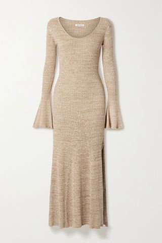 Anna Quan + Mara Ribbed Cotton Maxi Dress