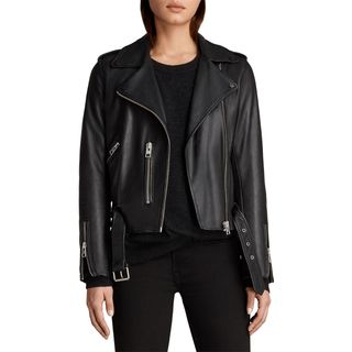 AllSaints + Balfern Leather Biker Jacket