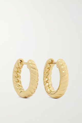 Anita Ko + Zoe 18-Karat Gold Hoop Earrings