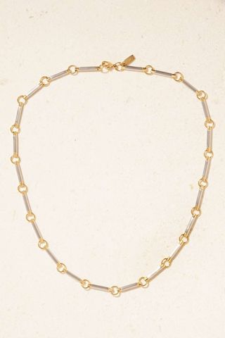 Foundrae + Element 18-Karat Yellow and White Gold Necklace