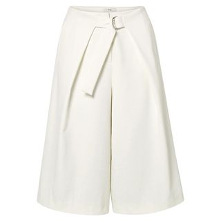 Tibi + Draped Stretch-Crepe Shorts