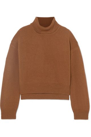 Rejina Pyo + Lyn Asymmetric Cashmere Turtleneck Sweater
