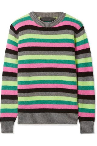 The Elder Statesman + Striped Cashmere Sweater