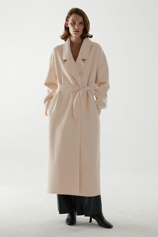COS + Wool Mix Relaxed Belted Coat