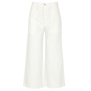 Citizens of Humanity + Ava White Wide Leg Jeans