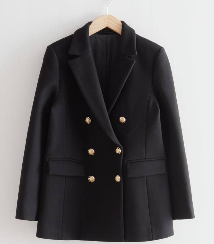 Blazer Vintage L Diana Noir Et Blanc - Taille M, Style Cardigan, Occasion Très Bon état