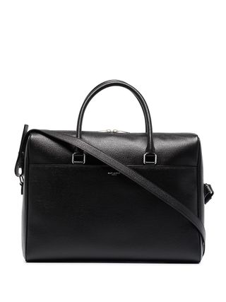 Saint Laurent + Duffle Leather Briefcase