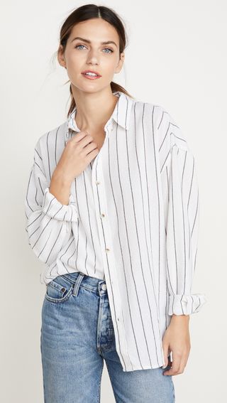 Rolla's + Slouch Stripe Shirt