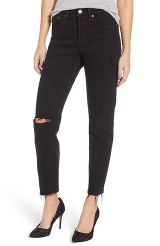 Levi's + Wedgie Icon Fit High Waist Ripped Skinny Jeans