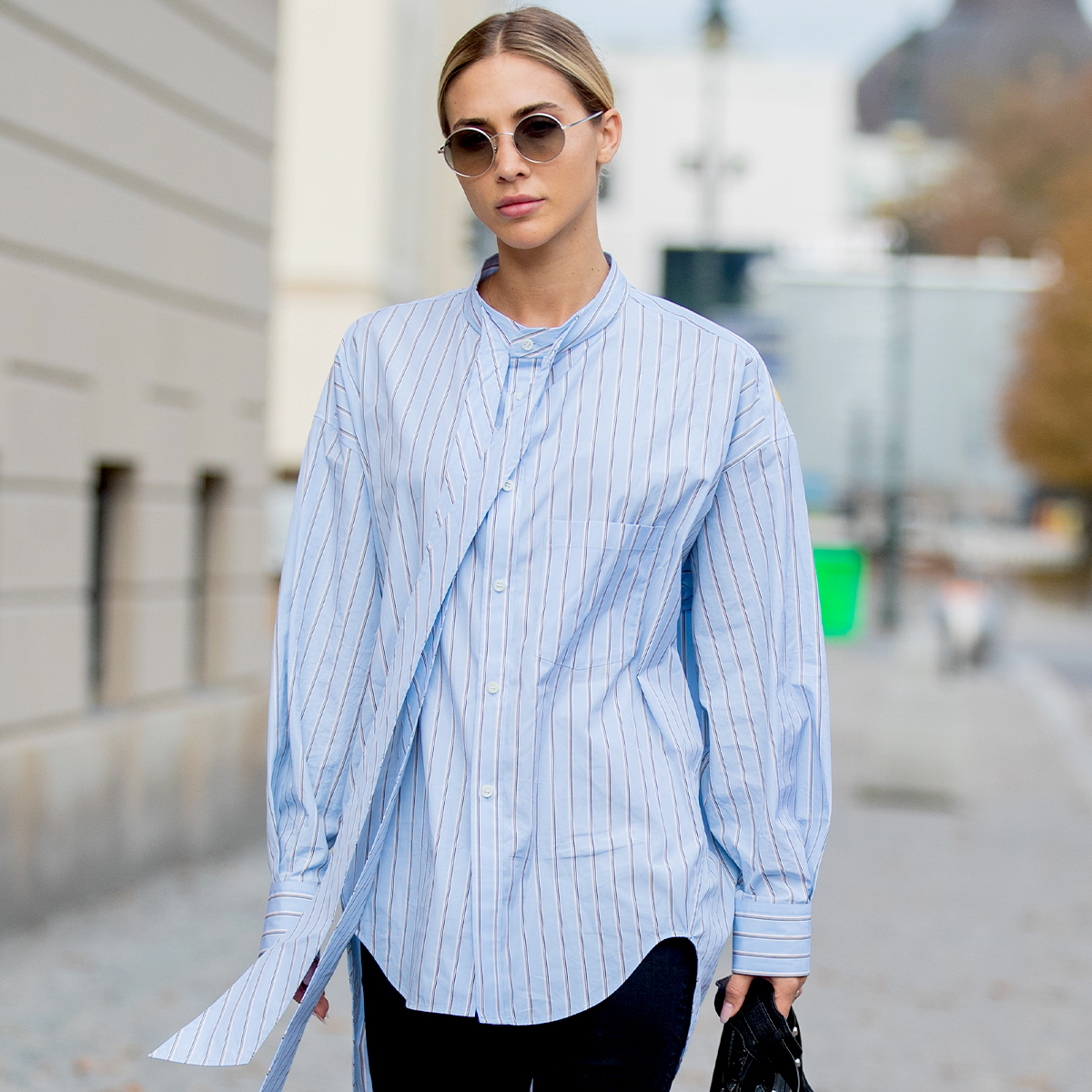 mtm dress shirts Mary Tyler Moore Ruffled Untucked Oxford main image 1