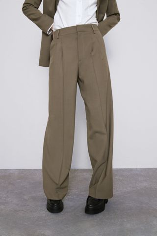 Zara + Pleated Pants