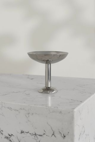 Louise Roe + Polished Stainless Steel Champagne Coupe