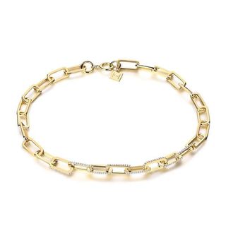 F + H + Dylan Gemstone Chain Necklace