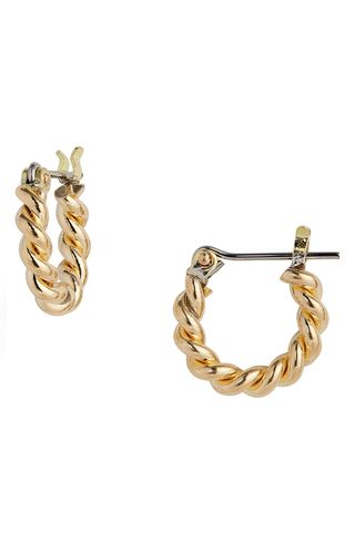 Laura Lombardi + Mini Twist Hoop Earrings