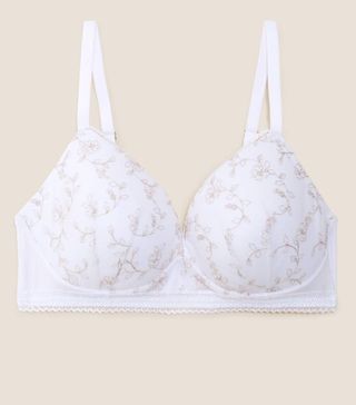 Marks & Spencer + Archive Embroidery Non Wired Plunge Bra A-E