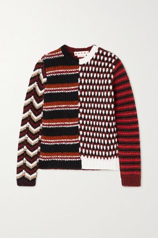 Marni + Patchwork Knitted Sweater