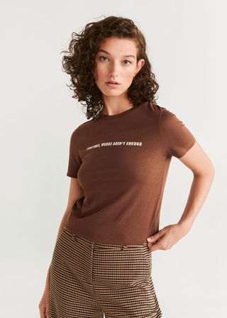 Mango + Embossed Tee