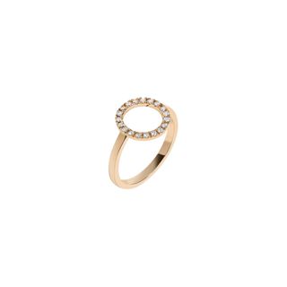 Aurate + Diamond Circle Ring