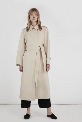 Michelle Waugh + Oversized Belted Trench